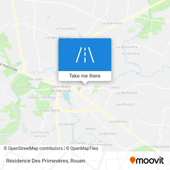 Résidence Des Primevères map