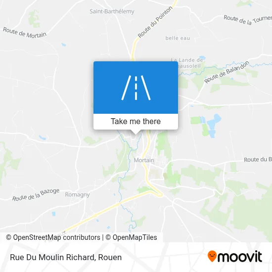 Rue Du Moulin Richard map