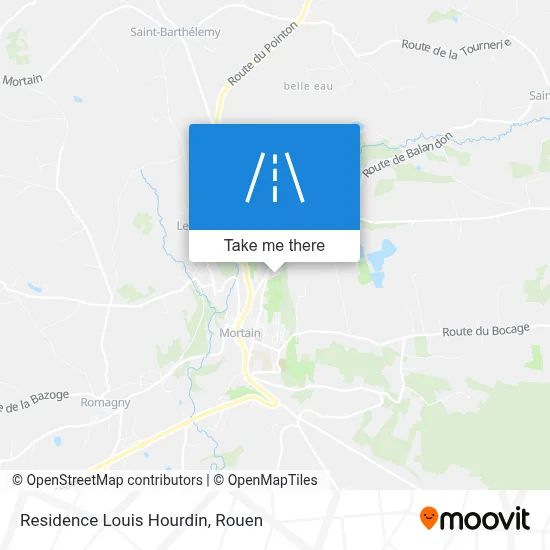 Residence Louis Hourdin map