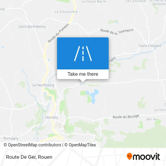 Route De Ger map