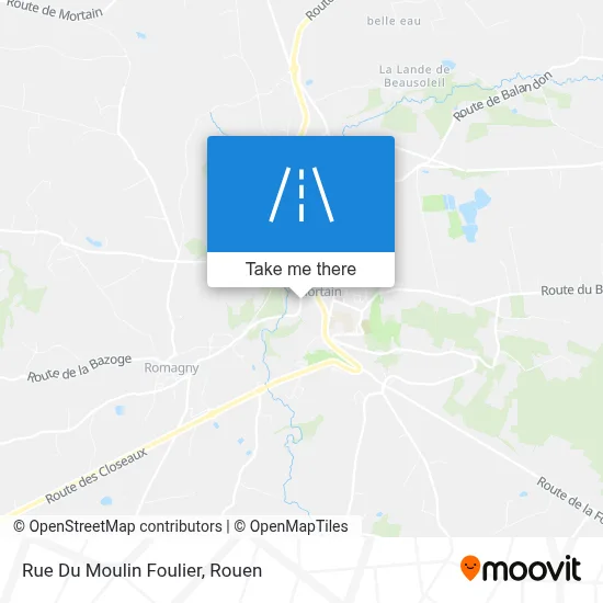 Rue Du Moulin Foulier map
