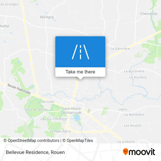 Residence Bellevue map