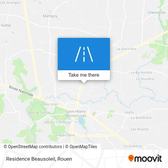 Residence Beausoleil map