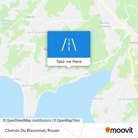 Mapa Chemin Du Bissonnet