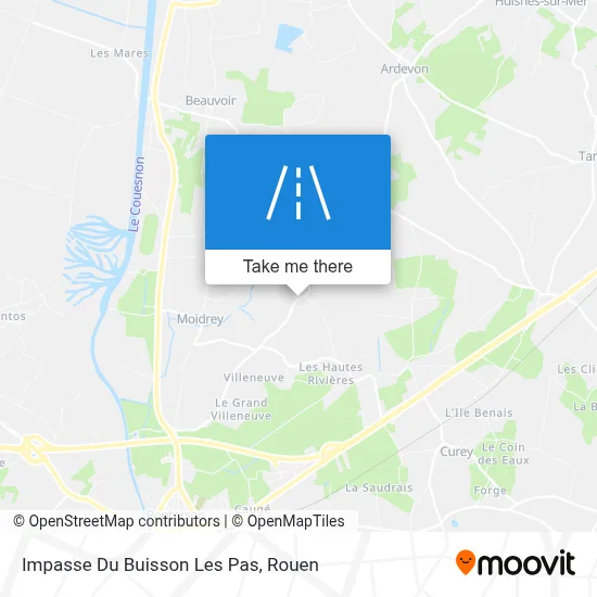 Impasse Du Buisson Les Pas map