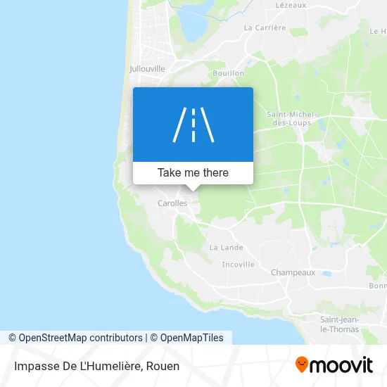 Impasse De L'Humelière map