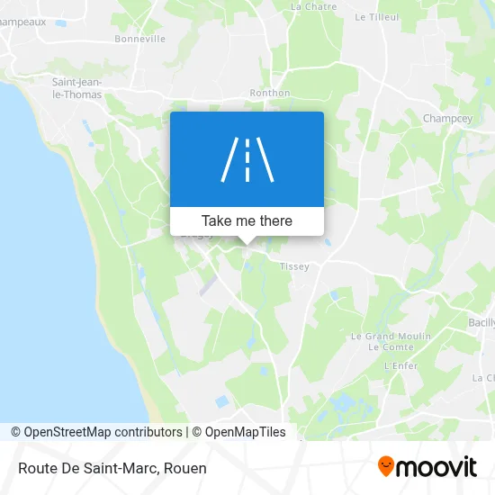 Route De Saint-Marc map