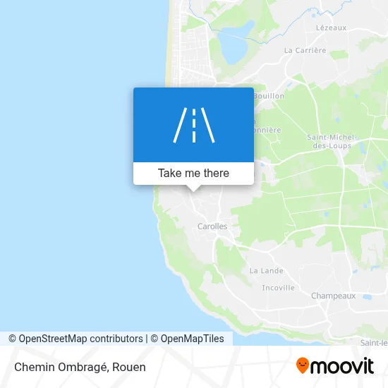 Chemin Ombragé map