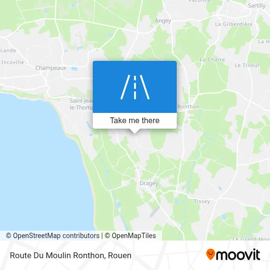 Route Du Moulin Ronthon map