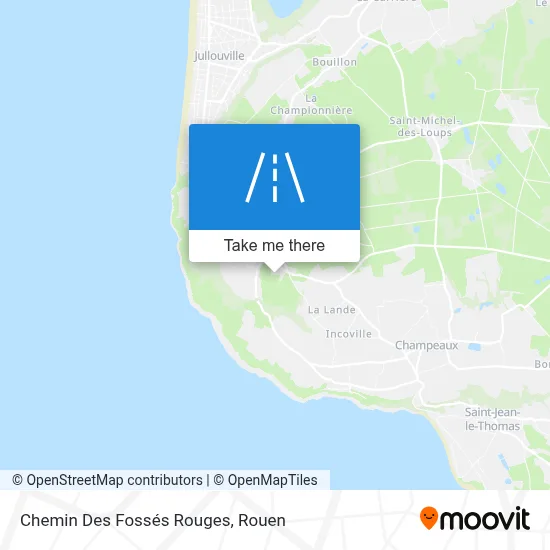 Chemin Des Fossés Rouges map