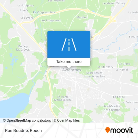 Rue Boudrie map