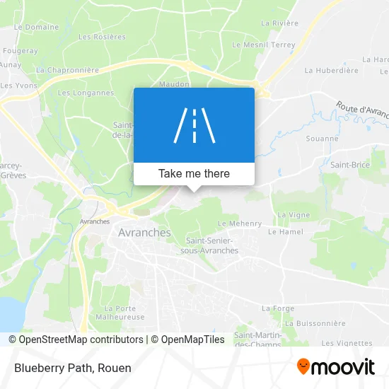 Chemin Des Bleuets map