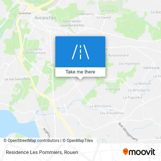 Residence Les Pommiers map