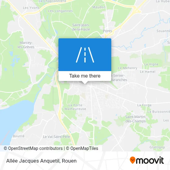 Allée Jacques Anquetil map