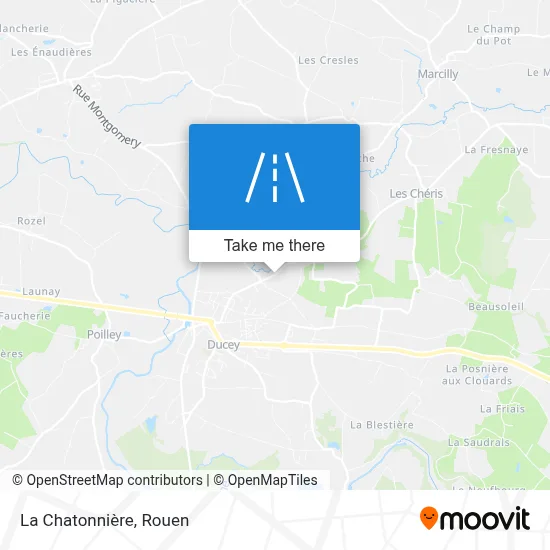 La Chatonnière map