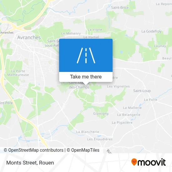 Rue Des Monts map