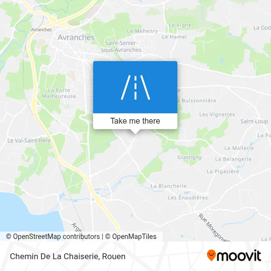 Mapa Chemin De La Chaiserie