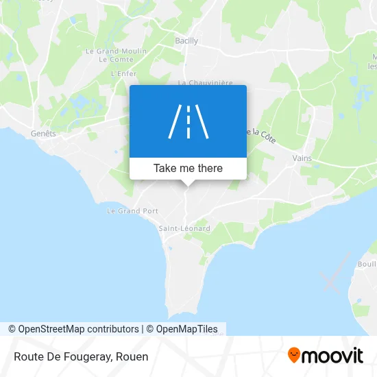 Route De Fougeray map