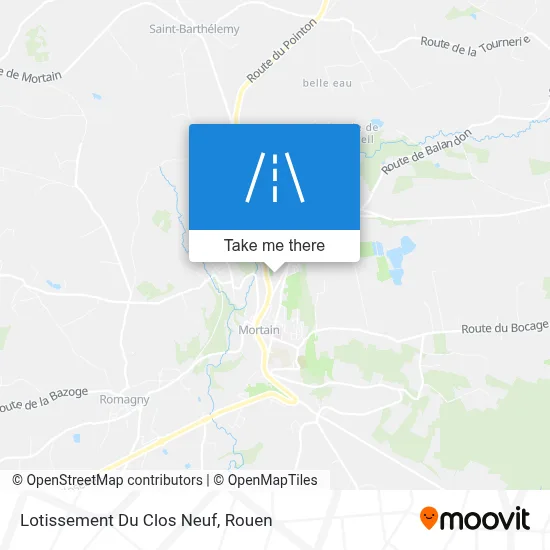 Lotissement Du Clos Neuf map