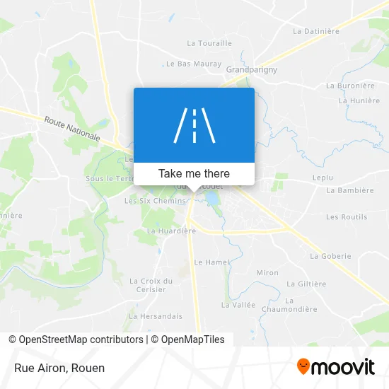 Rue Airon map