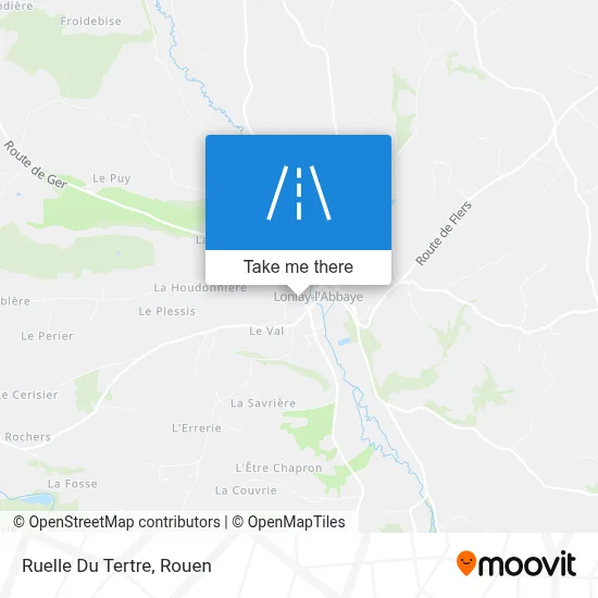 Mapa Ruelle Du Tertre