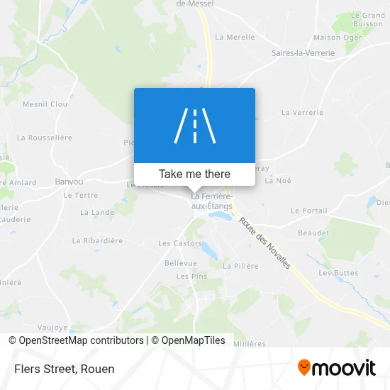 Mapa Rue De Flers