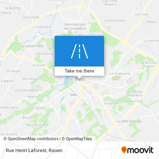 Rue Henri Laforest map