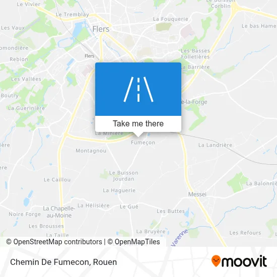 Chemin De Fumecon map