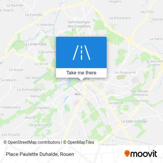 Place Paulette Duhalde map