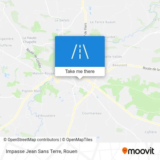 Impasse Jean Sans Terre map