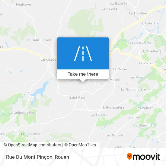 Rue Du Mont Pinçon map