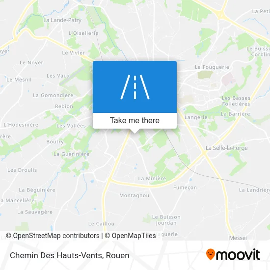 Chemin Des Hauts-Vents map