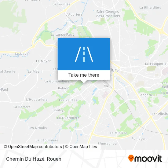 Chemin Du Hazé map
