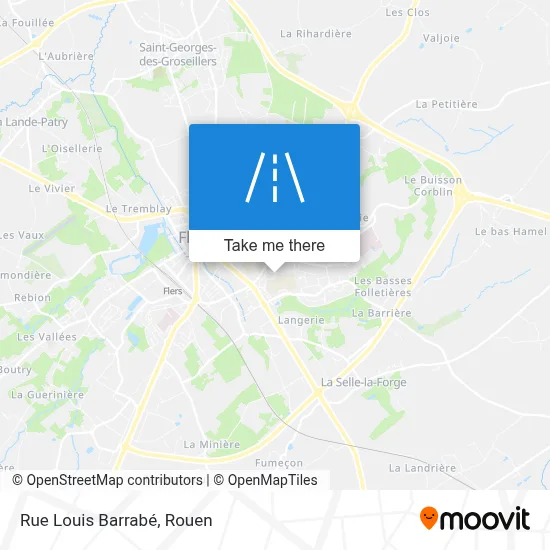 Mapa Rue Louis Barrabé
