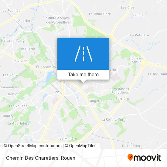 Mapa Chemin Des Charetiers