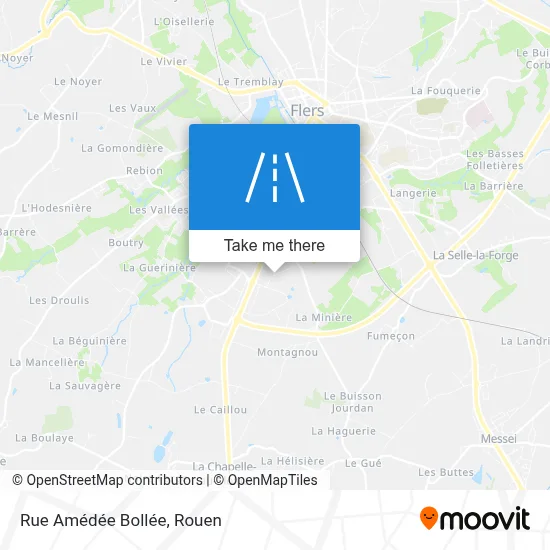 Rue Amédée Bollée map