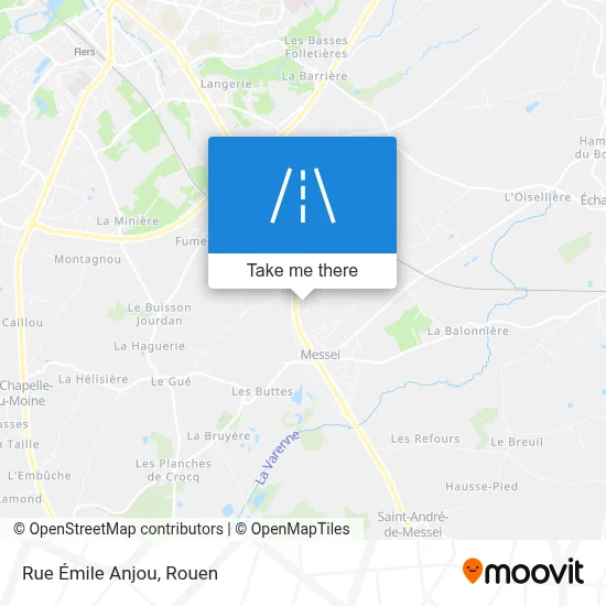 Rue Émile Anjou map
