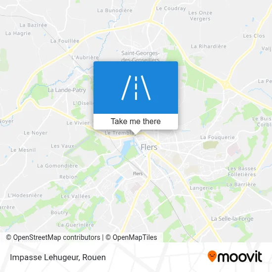 Impasse Lehugeur map