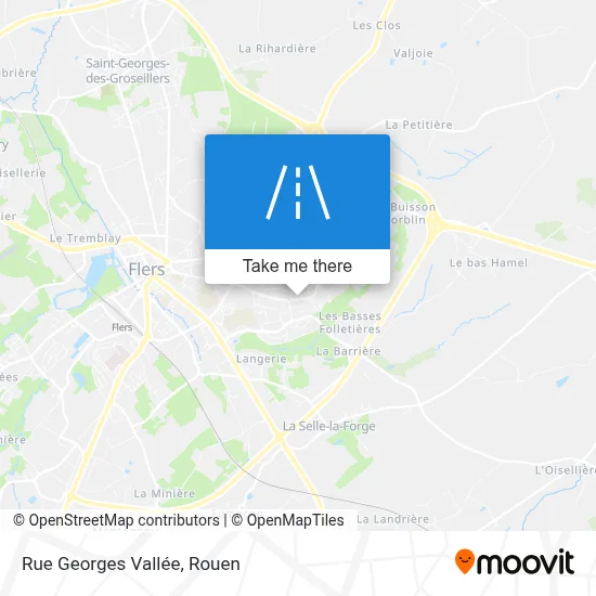 Rue Georges Vallée map