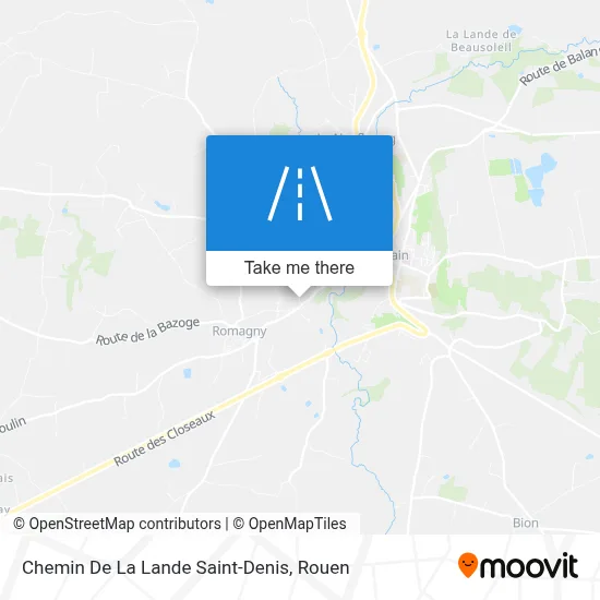Chemin De La Lande Saint-Denis map