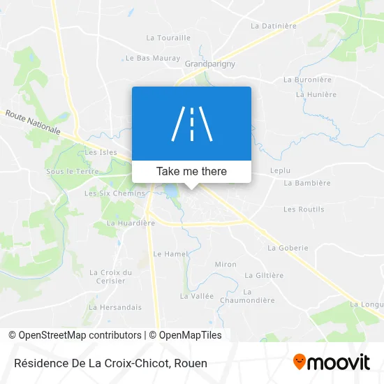 Résidence De La Croix-Chicot map