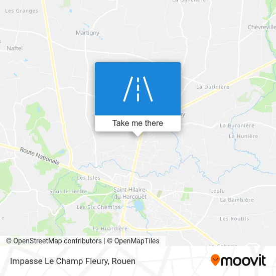 Impasse Le Champ Fleury map