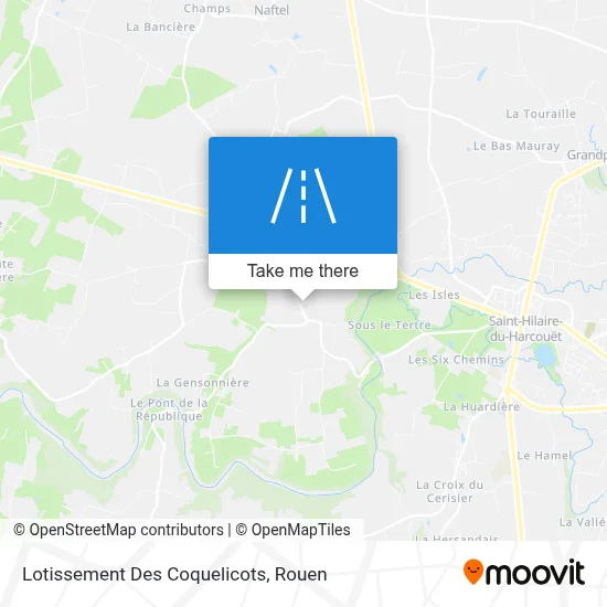 Lotissement Des Coquelicots map