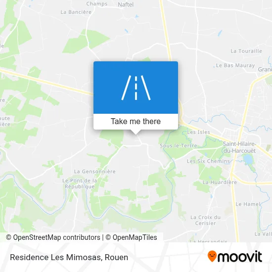 Residence Les Mimosas map