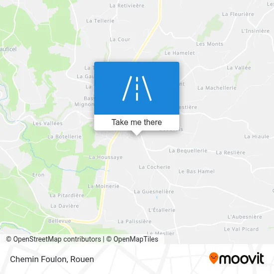 Chemin Foulon map