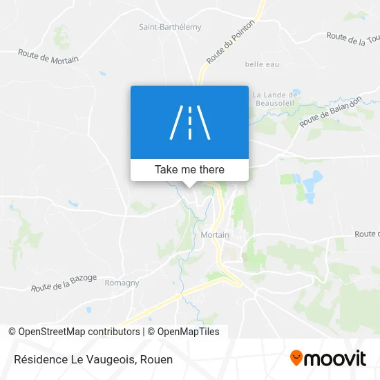 Résidence Le Vaugeois map