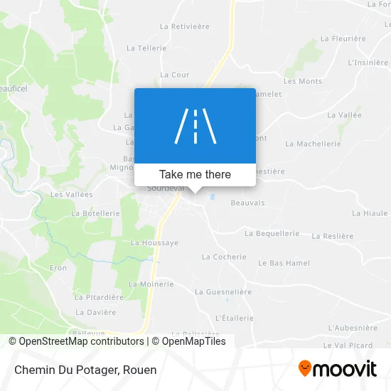 Chemin Du Potager map