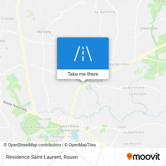 Résidence Saint-Laurent map