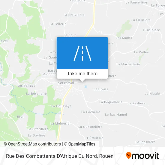 Rue Des Combattants D'Afrique Du Nord map