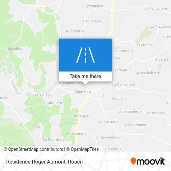 Résidence Roger Aumont map